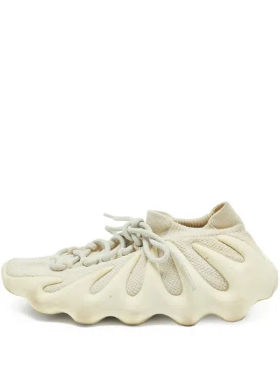 Pre-owned Adidas Originals  450 Sculpted-sole Sneakers In White