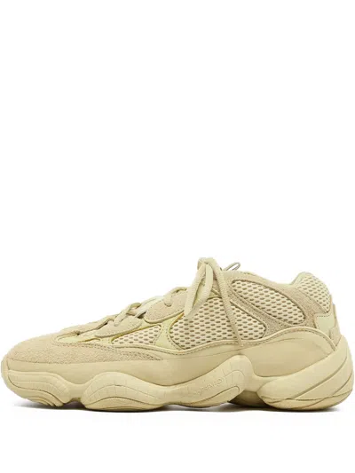 Pre-owned Adidas Originals  500 Mesh-panelled Sneakers In Yellow