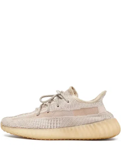 Pre-owned Adidas Originals  Boost 350 V2 Knitted Sneakers