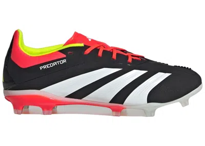 Pre-owned Adidas Originals Predator 24 Elite Fg Sneakers In Core Black/cloud White/solar Red