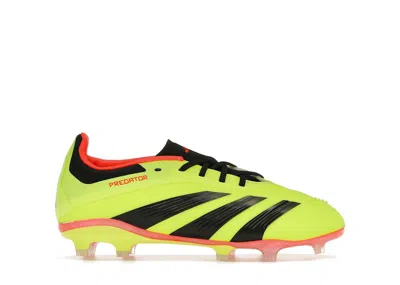 Pre-owned Adidas Originals Predator 24 Elite Fg Team Solar Yellow Sneakers In Team Solar Yellow 2/core Black/solar Red In Multi