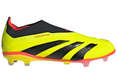 Pre-owned Adidas Originals Predator 24+ Laceless Fg Team Solar Yellow Sneakers In Team Solar Yellow 2/core Black/solar Red In Multi