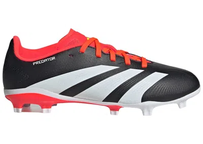 Pre-owned Adidas Originals Predator 24 League Fg Sneakers In Core Black/cloud White/solar Red In Multi