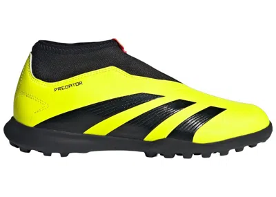 Pre-owned Adidas Originals Predator 24 League Laceless Turf Team Solar Yellow Sneakers In Team Solar Yellow 2/core Black/solar  In Multi