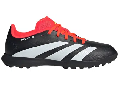 Pre-owned Adidas Originals Predator 24 League Turf Sneakers In Core Black/cloud White/solar Red In Multi
