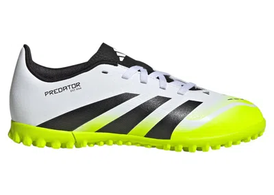 Pre-owned Adidas Originals Predator Club Tf Sneakers In Cloud White/core Black/lucid Lemon In Multi