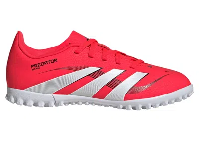 Pre-owned Adidas Originals Predator Club Turf Sneakers In Lucid Red/cloud White/core Black In Multi