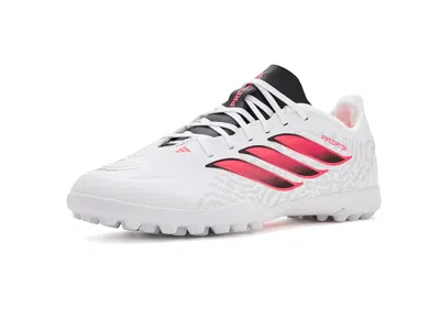 Adidas Originals Predator Club Turf Soccer Shoes White/solar Turbo/black: Men's 7 - Women's 8 Medium In Animal Print