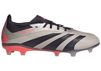 Pre-owned Adidas Originals Predator Elite Fg Sneakers In Platinum Metallic/aurora Black/carbon
