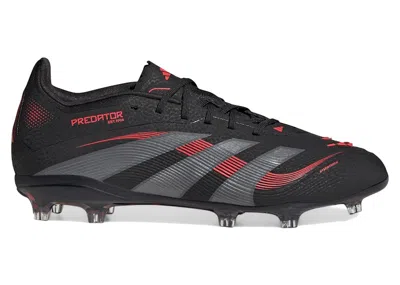 Pre-owned Adidas Originals Predator Elite Fg Stealth Victory Pack Sneakers In Core Black/grey Four/lucid Red In Multi