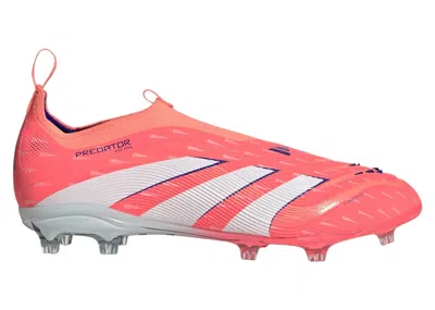Pre-owned Adidas Originals Predator Elite Laceless Fg Coral Blaze Pack (kids) Sneakers In Signal Coral/cloud White/beam Orange