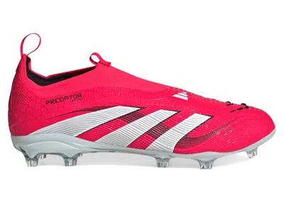 Pre-owned Adidas Originals Predator Elite Laceless Fg Pure Victory Pack Sneakers In Lucid Red/cloud White/core Black In Multi