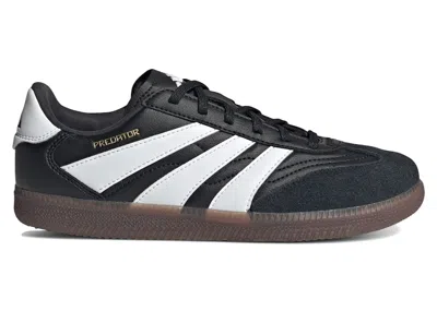 Pre-owned Adidas Originals Predator Freestyle Indoor Sneakers In Core Black/cloud White/gold Metallic In Multi