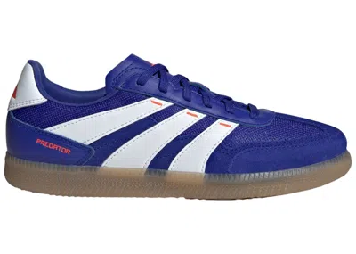 Pre-owned Adidas Originals Predator Freestyle Indoor Sneakers In Lucid Blue/cloud White/solar Red In Multi