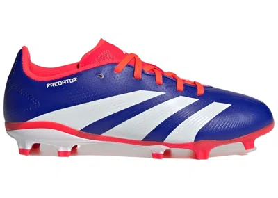 Pre-owned Adidas Originals Predator League Fg Sneakers In Lucid Blue/cloud White/solar Red In Multi