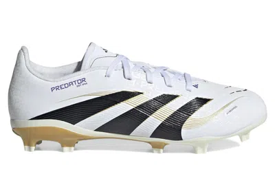 Pre-owned Adidas Originals Predator League Fg/mg Road To Glory Pack (kids) Sneakers In Cloud White/core Black/gold Metallic