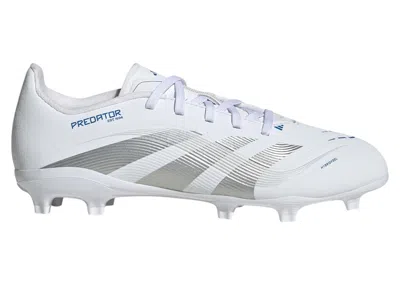 Pre-owned Adidas Originals Predator League Fg/mg Sneakers In Cloud White/silver Metallic/bright Royal In Multi