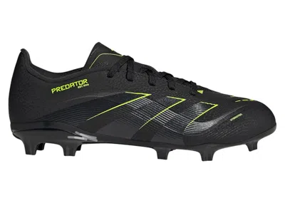 Pre-owned Adidas Originals Predator League Fg/mg Sneakers In Core Black/carbon/lucid Lemon In Multi