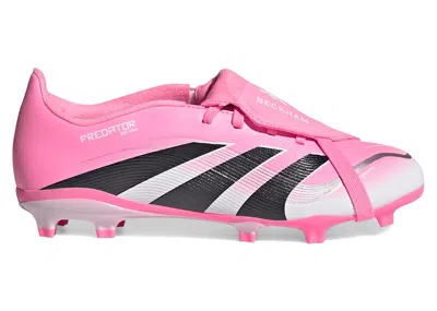 Pre-owned Adidas Originals Predator League Foldover Tongue Fg/mg David Beckham (kids) Sneakers In Beam Pink/core Black/cloud Wh
