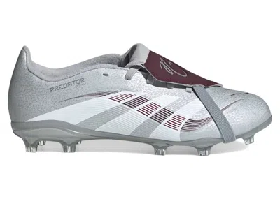 Pre-owned Adidas Originals Predator League Foldover Tongue Fg/mg Jude Bellingham Chrome Dream (kids) Sneakers In Silver Metalli