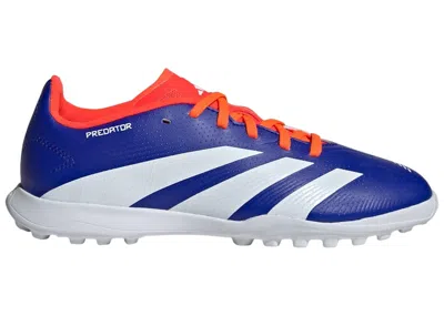 Pre-owned Adidas Originals Predator League Turf Sneakers In Lucid Blue/cloud White/solar Red