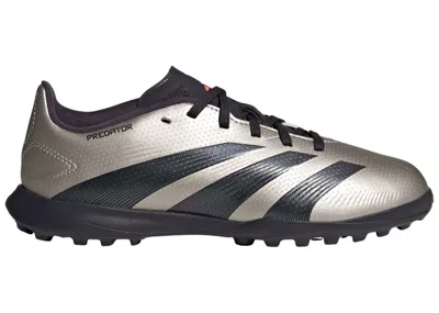 Pre-owned Adidas Originals Predator League Turf Sneakers In Platinum Metallic/aurora Black/turbo In Multi