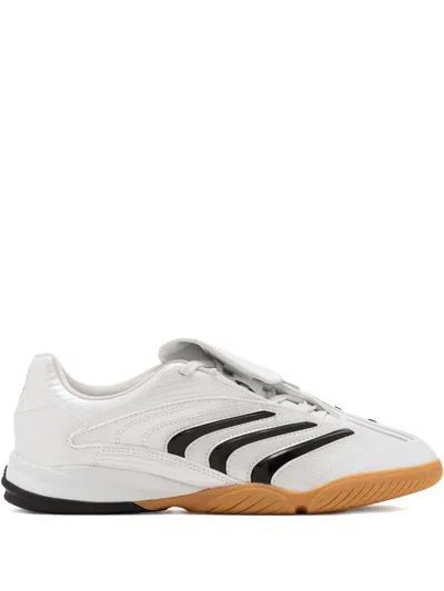 Adidas Originals Predator Sala Three-stripe Trainers In White