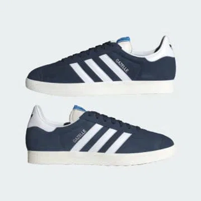 Adidas Originals Preloved Ink And Cloud Core White Originals Gazelle Tennis Sneakers