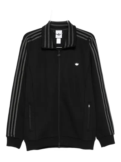 Adidas Originals Premium 3-stripes Track Top In Black