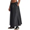Adidas Originals Premium Essentials Recycled Polyamide Maxi Skirt In Black