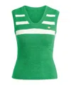 Adidas Originals 3-stripes Vest In Green