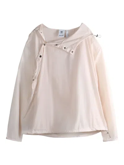 Adidas Originals Press-stud Jacket In Neutral
