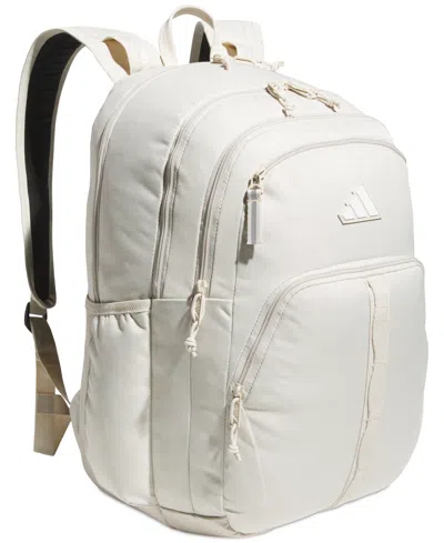 Adidas Originals Prime 7 Tonal-logo Laptop Backpack In Neutral