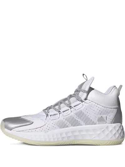 Adidas Originals Pro Boost Mid Trainers In White