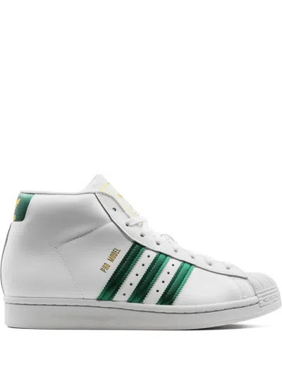 Adidas Originals Pro Model High-top Sneakers In White