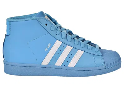 Pre-owned Adidas Originals Pro Model Sneakers In Bright Cyan/white