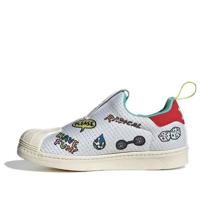 Adidas Originals (ps) Adidas Aaron Kai X Superstar 360 Primeblue J 'pop Art Style Waves'