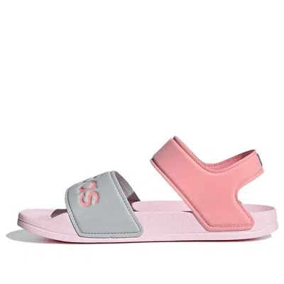Adidas Originals (ps) Adidas Adilette Sandals J 'clear Pink'