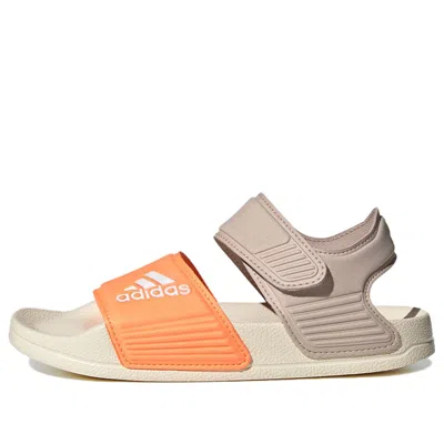 Adidas Originals (ps) Adidas Adilette Sandals 'wonder Taupe Orange'