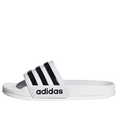 Adidas Originals (ps) Adidas Adilette Shower Slides 'white Black'