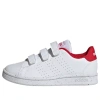 Adidas Originals (ps) Adidas Advantage Court Hook-and-loop 'white Red'