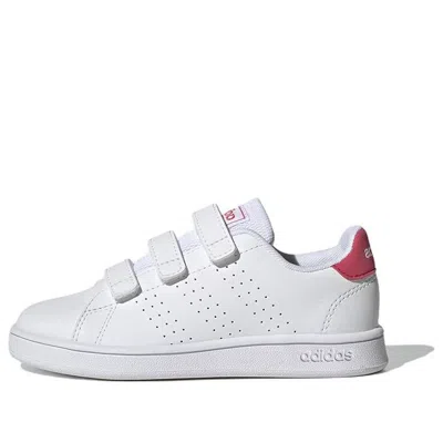 Adidas Originals (ps) Adidas Advantage Court Lifestyle Hook-and-loop 'white Real Pink'