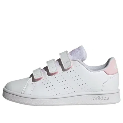 Adidas Originals (ps) Adidas Advantage Court Lifestyle 'white Pink'