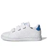 Adidas Originals (ps) Adidas Advantage Lifestyle Court Hook-and-loop Shoes 'cloud White Blue Rush'
