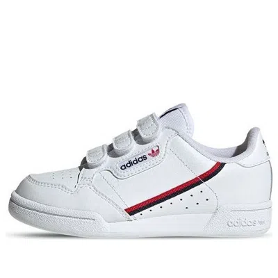 Adidas Originals (ps) Adidas Continental 80 J 'cloud White' In Multi