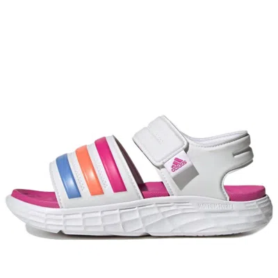 Adidas Originals (ps) Adidas Duramo Sandals 'white Pink'