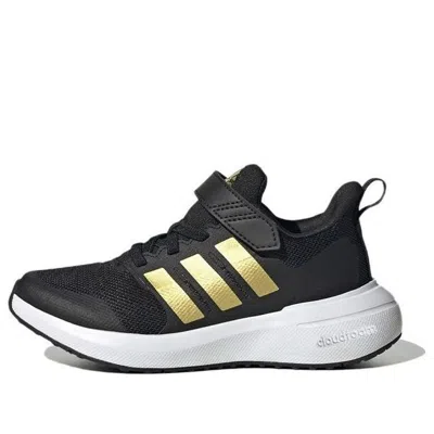Adidas Originals (ps) Adidas Fortarun 2.0 Cloudfoam Shoes 'black Gold'