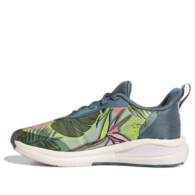 Adidas Originals (ps) Adidas Fortarun K 'graphic - Palm Leaves' In Multi