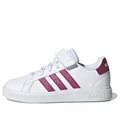 Adidas Originals (ps) Adidas Grand Court 2.0 'white Team Real Magenta'