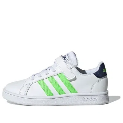 Adidas Originals (ps) Adidas Grand Court 'cloud White Solar Green'
